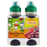 Esselunga CheJoy, Multifrutta rosso bevanda a basse di succhi di frutta biologica