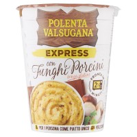 Polenta Valsugana, Express con funghi porcini