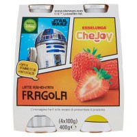 Esselunga CheJoy latte fermentato al gusto fragola