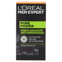 L'Oréal Paris, Men Expert Pure Power crema idratante anti-imperfezioni pelli secche