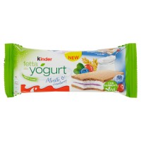 Ferrero Kinder, Fetta allo yogurt mirtillo e cranberry