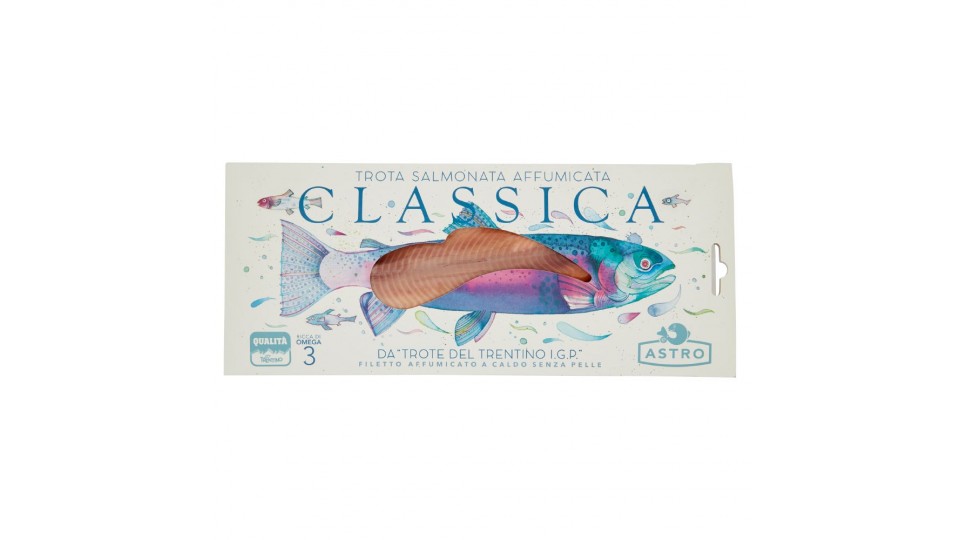 Astro, trota salmonata affumicata classica da "Trote del Trentino I.G.P."