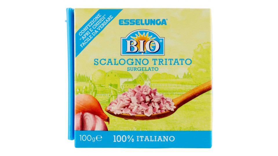 Esselunga Bio, scalogno tritato surgelato biologico