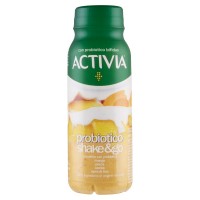 Danone, Activia probiotico shake&go mango pesca carota semi di lino