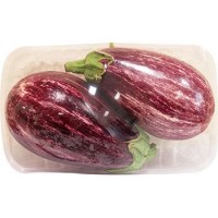 Melanzane striate, confezionate 