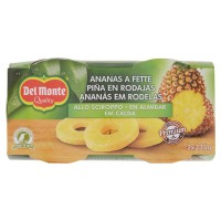 Del Monte, ananas a fette allo sciroppo conf. 2x235 g - peso netto sgocc.