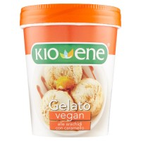 Kioene, gelato vegan alle arachidi con caramello