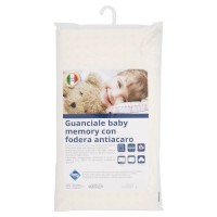 Guanciale Baby Memory con fodera antiacaro, misura
