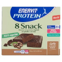 Enervit, Protein 100% vegetale snack caffé e cioccolato fondente