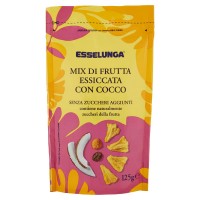 Esselunga, misto di frutta essiccata con cocco