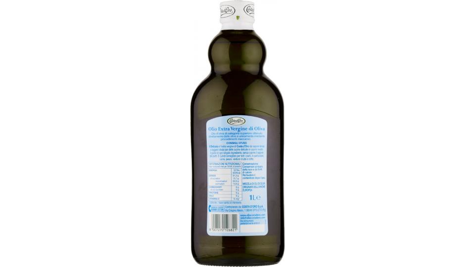 Costa d'Oro, il Delicato olio extra vergine d'oliva