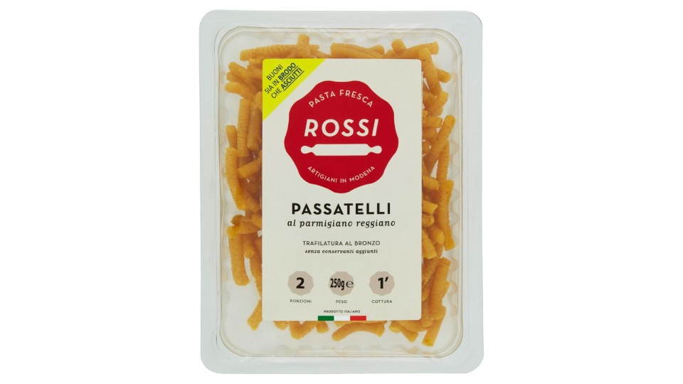 Pasta Fresca Rossi, Passatelli al Parmigiano Reggiano Pasta e Riso Spesa Online a casa