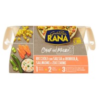 Giovanni Rana, Chef in Micro riccioli con salsa di robiola salmone e zucchine