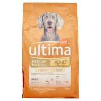 Ultima, cane Medium Maxi Adult alimento con pollo