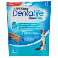 Purina,  Dentalife Duraplus snack per l'igiene orale taglia medium busta 4 stick