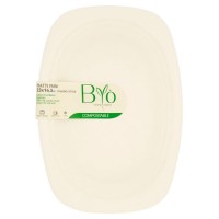 Biò, Ovalino Style piatti piani mis. 23x16 cm compostabile