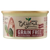 Purina, gatto Beyond Grain Free mousse ricco in salmone con spinaci