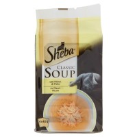 Sheba, gatto Classic Soup con filetti di pollo