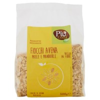 Più Cereali, Bio fiocchi avena miele e mandorle