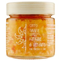 Ortografie, tartare di verdure con zenzero e chili