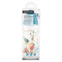 Suavinex, biberon con tettarella anatomica flusso denso Silicone +6m