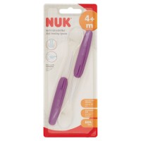 Nuk, cucchiaino soft silicone +4m