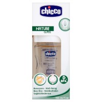 Chicco, Nature Glass Benessere biberon  0m+
