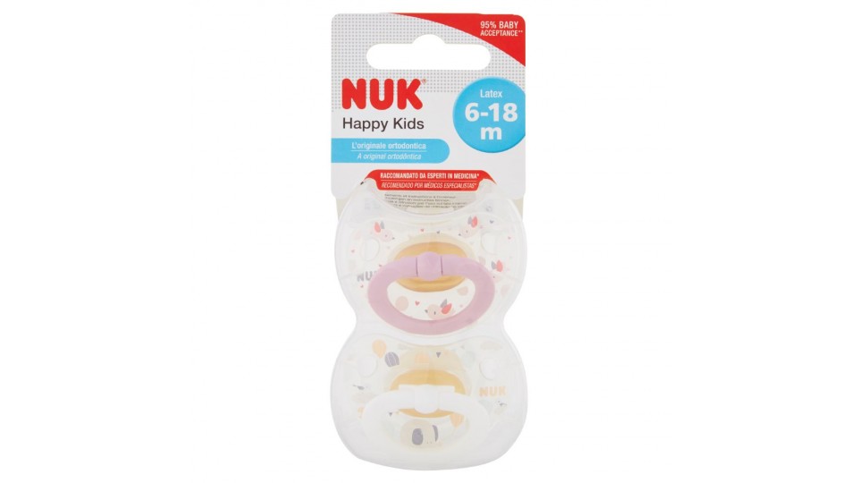 Nuk, Happy Kids succhietto Lattice 6-18m
