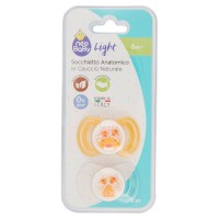 Neo Baby, Light succhietto anatomico in caucciù Naturale 6m+