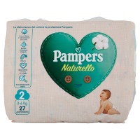 Pampers, Naturello Taglia 2 Mini (3-6 kg)