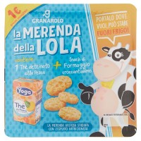 Granarolo, La Merenda della Lola 1 Thé deteinato alla Pesca + Snack di Formaggio croccantissimo