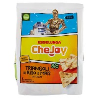 Esselunga CheJoy, triangoli di riso e mais con legumi biologici