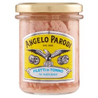 Angelo Parodi, fileti di tonno al naturale 190 g - peso netto sgocc.