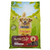 Purina, cane Friskies NutriSoft crocchette con manzo