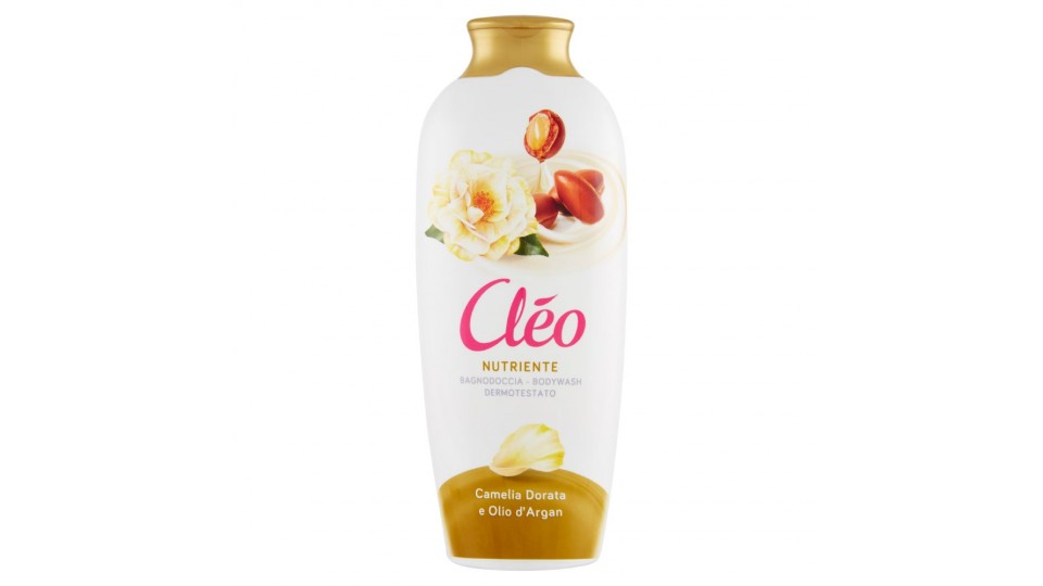 Cléo, Camelia Dorata e Olio d'Argan bagnodoccia