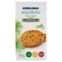 Esselunga Equilibrio, Burger vegetali surgelati a base di fave fagioli neri e broccoli