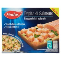 Findus, pepite di salmone bocconcini al naturale surgelate