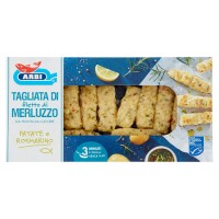 Arbi, tagliata di filetto di merluzzo patate e rosmarino surgelata