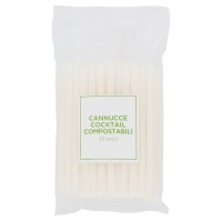 Cannucce cocktail compostabili