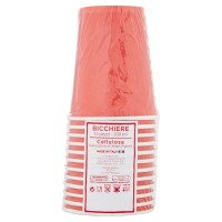 Bicchiere cellulosa 200 ml red