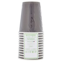 Bicchiere cellulosa 200 ml black