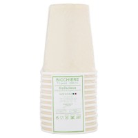 Bicchiere cellulosa 200 ml cream