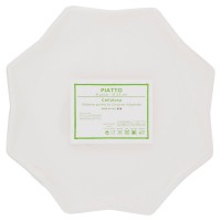 Piatto cellulosa Ø 23 cm white