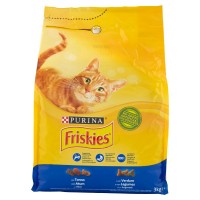 Purina, gatto Friskies crocchette tonno e verdure