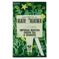 Heath & Heather, Organic Imperial Matcha Green Tea & Seaweed 20 filtri