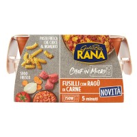 Giovanni Rana, Chef in Micro fusilli con ragù di carne