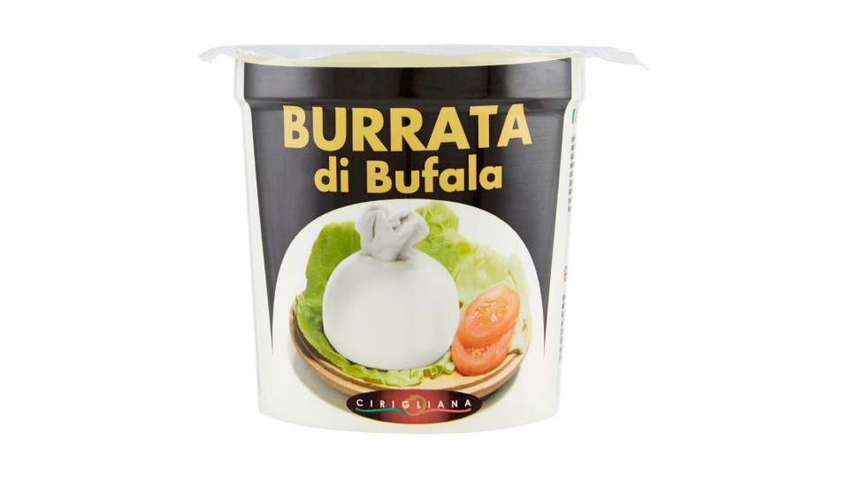 Cirigliana, Burrata di bufala 420 g - peso netto sgocc.