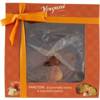 Vergani Panettone al caramello salato e cioccolato bianco