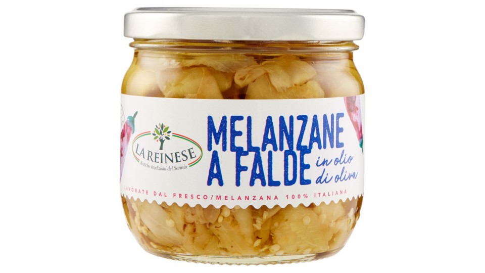 La Reinese, melanzane a falde in olio di oliva