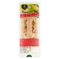 Io Veg, tramezzini Veg tofu pomodori secchi mais olive e salsa vegana